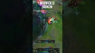 WARWICK IS BUSTED CLUTCH 1V3 #shorts #leagueoflegends #lol #clutch #broken