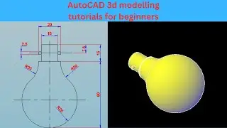 how to convert 2d to 3d in AutoCAD 2024 ex-2 | Convert  2D to 3D object in AutoCAD