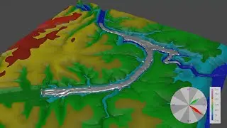 Warragamba Dam Failure Simulation 90x90m - Immediate Downstream Area
