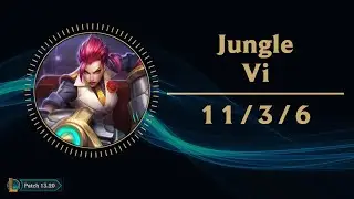 Vi Jungle vs Graves Korean Challenger Replay Patch 13.20