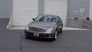 Mercedes Benz CLS Wrapped in Avery Dennison Satin Dark Grey Car Wrap Film