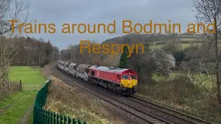 Trains around Bodmin and respryn bridge Including hst&rsquo;s 47&rsquo;s 150&rsquo;s and more. (4k)