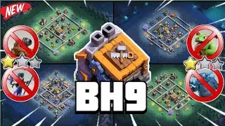 TOP-10 BUILDER HALL 9 BASE WITH LINK + REPLAY || BH9 ANTI-WITCH AND CANNON || BH9 PRO BASE 
