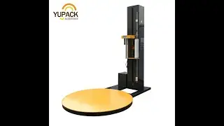 Automatic Skid/Pallet Stretch Film Wrap Pallet Wrapper Pallet Wrapping Machine #palletwrapper