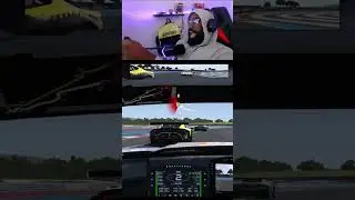 INSANE Race Track Overtake:  #shorts