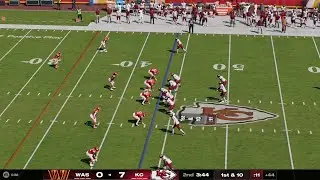 Madden NFL 25 Gameplay Kansas City Chiefs vs Washington Commanders