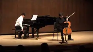 Dvorak Songs My Mother Taught Me. Derek Louie, cello, Dylan Louie, piano