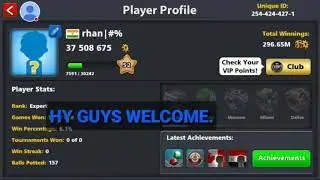 8 Ball Pool 30M coins account giveaway everyone can participate.