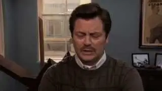 Ron Swanson: When people get too chummy with me, I like to call them by the wrong name