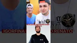IGORFINA E RENATO CARIANE #renatocariani #igorfina #comedia #shorts
