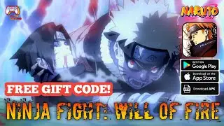 Free Gift Code! Ninja Fight: Will of Fire Gameplay - Naruto RPG Game Android APK
