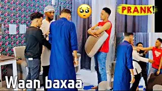 PRANK || INTA AADAN SAFRIN KA HOR ANIGA AYAA XAAFADA KAAGA TAGAAYO,caloosha ayuu iga horeyey 😭💔