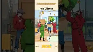 Brain Puzzle 2 Logic Twist : Level 9 Hive Cleanup #braingames #puzzle #games #youtubeshorts #fun