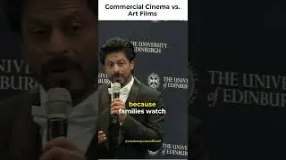 Commercial cinema vs  Art Films #shorts #shahrukhan #motivation #inspiration