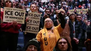 Miles de personas desaf&iacute;an al fr&iacute;o y protestan en Minneapolis contra el ICE - laSexta Noticias