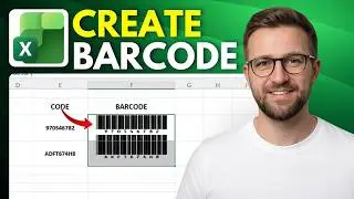 How to create a barcode in Microsoft Excel (Step By Step 2026)