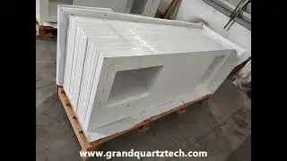 Prefab Quartz Countertops for Kitchen #CutToSizeQuartz #QuartzCountertops #KitchenQuartz