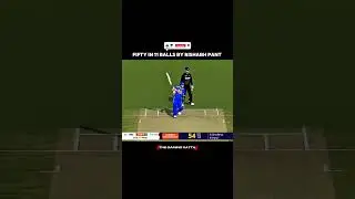 RISHABH PANT FIFTY #shortfeed #rishabhpant