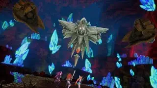 Trials of Mana | Land Umber BOSS Fight | PS5
