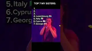 MY SISTERS TOP SONGS FROM EUROVISION 2024 #eurovision2024 #lithuania #luxembourg