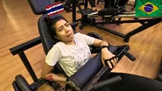 Ela Não Esperva Isso... Tailandesa Chocada com Academia no Brasil!
