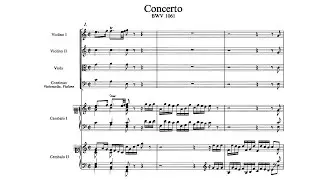 J. S. Bach - Concerto for 2 Harpsichords in C major, BWV 1061 (Corti/Buccarella)