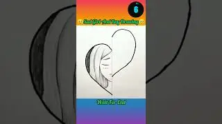 sad girl and Boy amazing Drawing video #shorts #drawing #youtubeshorts #art #virals #sketch#sadsong
