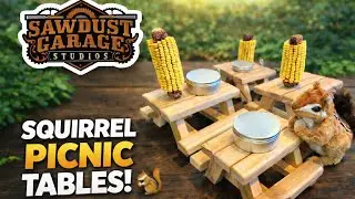 DIY Squirrel Picnic Table | How To Build 
