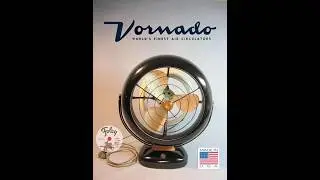 Mid Century Vornado Electric Fan ~ LARGE Vintage Made in USA Metal Construction
