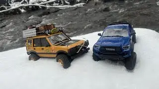 Snow Creek Crawlers | FCX24M Tacoma & Discovery Winter Trail Run