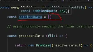 Node.js Async Project to Merge Multiple CSV Files to One Single File Using csv-parser Library & Prom