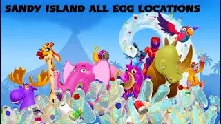 Island Saver: Sandy Island all egg locations