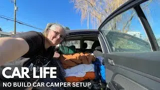 No Build Car Camping Setup | Solo Female Car Living