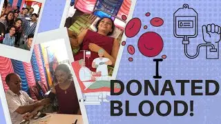 I donated Blood for the first time! |college camp #vlog #blooddonation #thalassemia #diseasecontrol