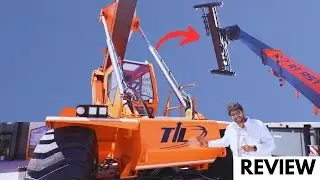 World&rsquo;s First Rough Terrain Empty Container Handler 🔥 | TIL Limited RT-RST 8 | EXCON 2025