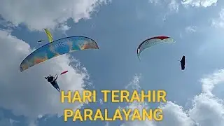 NGERI ANGIN KENCANG MENGIRINGI PARALAYANG#paralayang#paraglidinglanding 