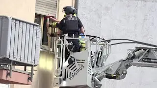 Exklusiv: Mann droht seine Wohnung anzuzünden - Festnahme in Siegburg-Zange am 06.05.25
