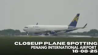 16/08/2025 PENANG PLANE SPOTTING Landings & Takeoffs - Penang Int'l Airport (PEN/WMKP)