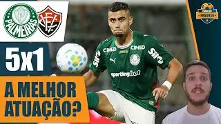 MELHOR ATUAÇÃO DO ANO OFUSCOU OS PROTESTOS? PALMEIRAS 5 X 1 VITÓRIA NO BRASILEIRÃO 2026