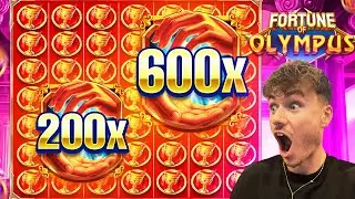 INSANE WIN ON FORTUNE OF OLYMPUS... (I'M RICH!)