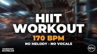 HIIT WORKOUT &bull; 170 BPM &bull; NO MELODY NO VOCALS | Pure Training Engine