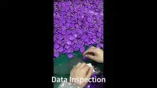 RFID Keyfob inspection process. RFID keyfob factory from China.