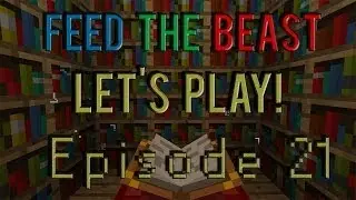 Minecraft- FTB Ep. 21- Enchanting Room!