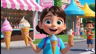 The Ice Cream Bridge Melts Away | Sweet Kids Song | Fun Summer Nursery Rhyme