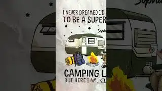 Born To Camp, Forced To Work - Personalized RV Decal - Gift For Camping Lovers - RVD-TL0514-V1
