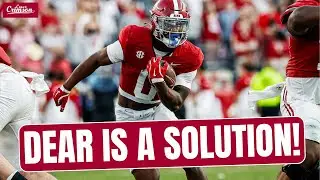 NEW: Alabama RB AK Dear CAN Help Tide's Run Game Woes