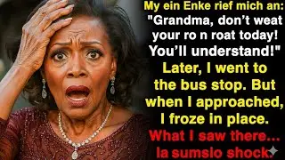 Oma bekam eine mysteri&ouml;se Warnung von ihrem Enkel was sie an der Bushaltestelle sah,war schockierend