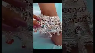 New bridal silver anklet designs 2025|New designer silver payal| latest silver anklets design #payal
