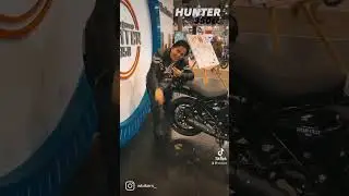 Un peque&ntilde;o vistazo a la nueva motocicleta de Royal Enfield, HUNTER 350 #hunter350 #wbikers
