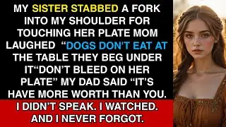 My Sister Stabbed Fork Into My Shoulder For Touching Her Plate Mom Said Dogs Don't Eat At The Table